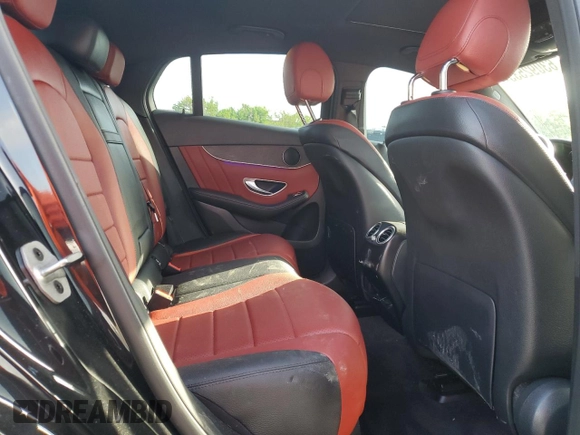 2021 Mercedes-Benz GLC 300 with VIN W1N0J8EB6MF990993, listed as a Copart auction lot 63092535 with 65,922 mi miles and Salvage title. Bid and sale history available at DreamBid. Image 11.