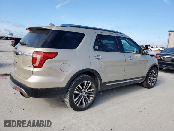2017 Ford Explorer Platinum with VIN 1FM5K8HT4HGE36426, listed as a Copart auction lot 62105525 with 119,566 mi miles and Salvage title. Bid and sale history available at DreamBid. Image 3.