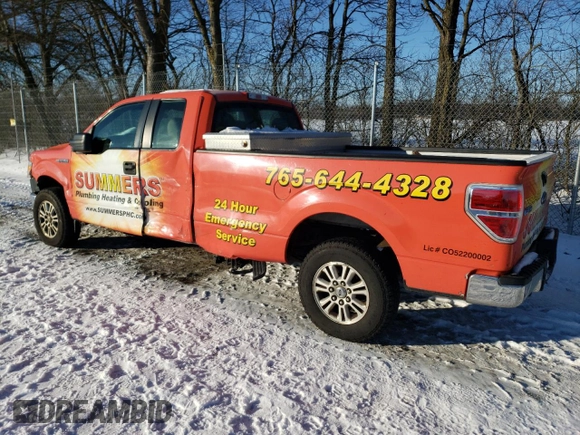 2014 Ford F-150 XL with VIN 1FTVX1EF6EKD36882, listed as a Copart auction lot 88322845 with 205,422 mi miles and Salvage title. Bid and sale history available at DreamBid. Image 2.