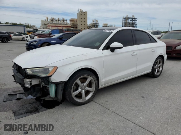 2016 Audi A3 1.8T Premium with VIN WAUA7GFF1G1054400, listed as a Copart auction lot 45084323 with 103,428 mi miles. Bid and sale history available at carsss.com. Image 1.