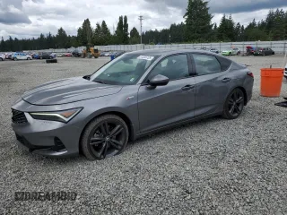 2023 Acura Integra w/A-Spec Package with VIN 19UDE4H34PA026177, listed as a Copart auction lot 61305725 with 25,166 mi miles and Salvage title. Bid and sale history available at DreamBid. Image 1.