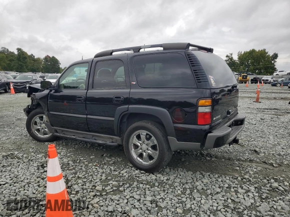 2005 Chevrolet Tahoe Z71 with VIN 1GNEK13T25R166929, listed as a Copart auction lot 71658224 with 0 mi miles and Salvage Title. Bid and sale history available at carsss.com. Image 2.