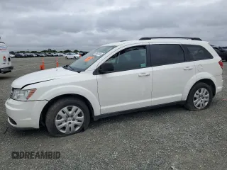 2016 Dodge Journey SE with VIN 3C4PDCAB2GT249790, listed as a Copart auction lot 50843145 with 160,807 mi miles and Salvage Title. Bid and sale history available at carsss.com. Image 1.