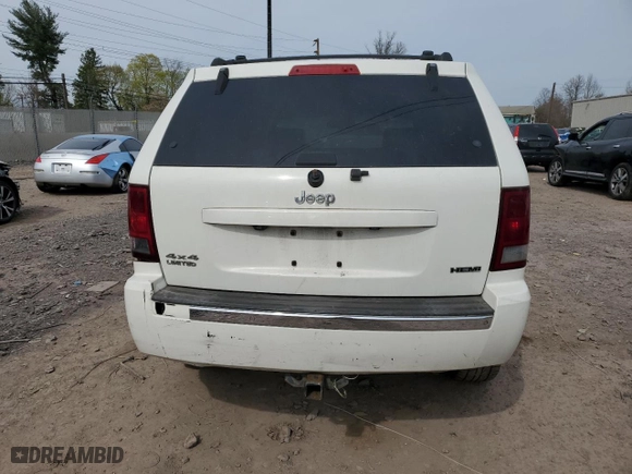 2008 Jeep Grand Cherokee Limited with VIN 1J8HR58208C205364, listed as a Copart auction lot 53658175 with 282,016 mi miles and Salvage Title. Bid and sale history available at carsss.com. Image 6.