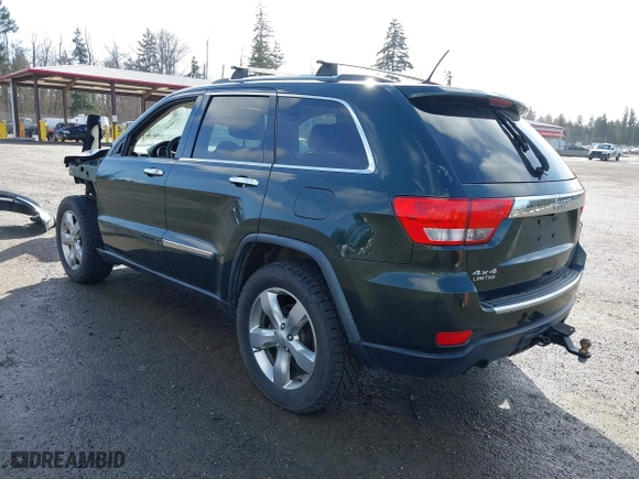 2011 Jeep Grand Cherokee Limited with VIN 1J4RR5GT9BC632047, listed as a IAAI auction lot 41732519 with 120,085 mi miles. Bid and sale history available at carsss.com. Image 3.