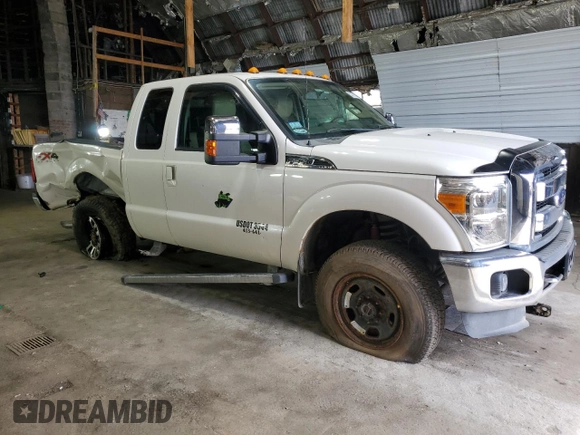 2013 Ford F-350 XL with VIN 1FT8X3B6XDEB21872, listed as a Copart auction lot 53127805 with 102,484 mi miles and Salvage title. Bid and sale history available at DreamBid. Image 4.