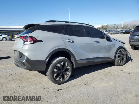 2024 Kia Sportage X-Line with VIN 5XYK6CDF7RG153165, listed as a Copart auction lot 41742395 with Not Provided miles and Salvage Title. Bid and sale history available at carsss.com. Image 3.