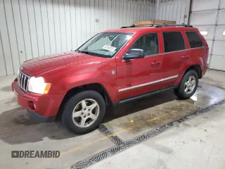 2005 Jeep Grand Cherokee Limited with VIN 1J4HR58N05C530586, listed as a Copart auction lot 50168815 with 179,528 mi miles and Salvage Title. Bid and sale history available at carsss.com. Image 1.