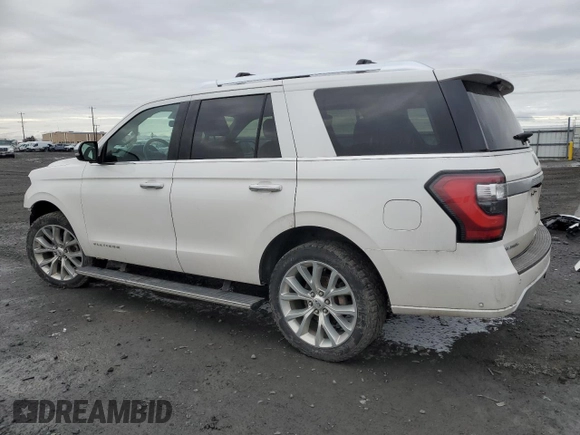2018 Ford Expedition Platinum с VIN 1FMJU1MT0JEA02737, выставлен на аукционе Copart как лот 43382095 с пробегом 88 380 миль миль и Списание • Salvage title. История ставок и продаж доступна на DreamBid. Изображение 2.