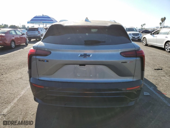 2024 Chevrolet Blazer EV eAWD RS with VIN 3GNKDCRJ7RS211509, listed as a Copart auction lot 69616794 with 6,576 mi miles and Salvage Title. Bid and sale history available at carsss.com. Image 6.