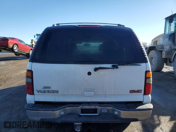 2001 GMC Yukon SLT with VIN 1GKEK13T91R168247, listed as a Copart auction lot 88659825 with 187,547 mi miles and Salvage Title. Bid and sale history available at carsss.com. Image 6.