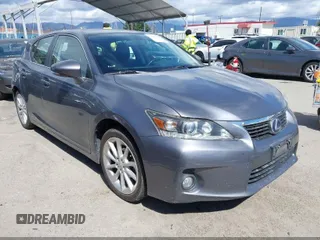 2012 Lexus CT with VIN JTHKD5BH4C2072825, listed as a IAAI auction lot 41958459 with 141,757 mi miles. Bid and sale history available at carsss.com. Image 1.