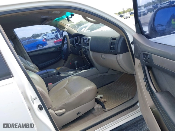 2005 Toyota 4Runner SR5 with VIN JTEZU14R750046647, listed as a IAAI auction lot 42055705 with 279,909 mi miles. Bid and sale history available at carsss.com. Image 5.
