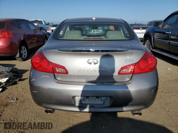 2008 Infiniti G35 x with VIN JNKBV61F58M256010, listed as a Copart auction lot 69848224 with 150,397 mi miles and Salvage Title. Bid and sale history available at DreamBid. Image 6.
