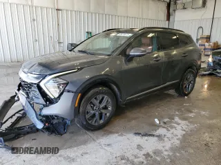 2023 Kia Sportage Hybrid SX-Prestige with VIN KNDPXCAGXP7020331, listed as a Copart auction lot 48676875 with 77,990 mi miles and Salvage Title. Bid and sale history available at carsss.com. Image 1.