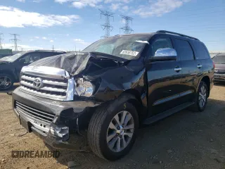 2017 Toyota Sequoia Limited with VIN 5TDJW5G12HS152241, listed as a Copart auction lot 62638752 with 19,755 mi miles. Bid and sale history available at carsss.com. Image 2.