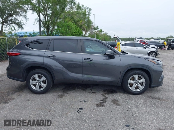 2023 Toyota Highlander L with VIN 5TDKDRAH6PS028110, listed as a IAAI auction lot 42427535 with 47,040 mi miles and . Bid and sale history available at DreamBid. Image 14.