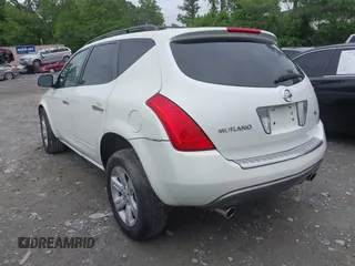 2006 Nissan Murano SL z VIN JN8AZ08T66W417450, wystawiony jako IAAI lot #42217030 z przebiegiem 256 082 mil mil oraz . Historia ofert i sprzedaży dostępna na DreamBid. Obrazek 3.