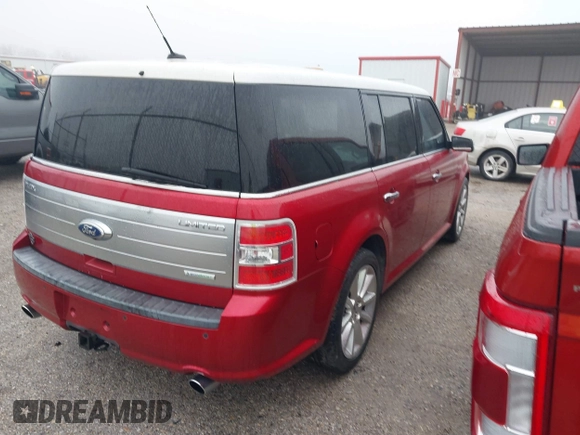 2011 Ford Flex Limited w/Ecoboost with VIN 2FMHK6DT0BBD07685, listed as a IAAI auction lot 41459365 with 133,057 mi miles. Bid and sale history available at carsss.com. Image 4.