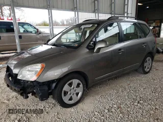 2009 Kia Rondo LX with VIN KNAFG526297252855, listed as a Copart auction lot 84956504 with 83,351 mi miles and Salvage Title. Bid and sale history available at carsss.com. Image 1.