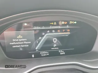 2022 Audi A5 Sportback Premium Plus with VIN WAUCBCF58NA027585, listed as a Copart auction lot 51382045 with 22,354 mi miles and Salvage Title. Bid and sale history available at carsss.com. Image 9.