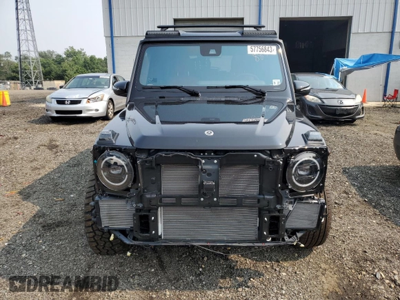 2022 Mercedes-Benz G 550 with VIN W1NYC6BJ0NX443968, listed as a Copart auction lot 57756843 with 3,432 mi miles and . Bid and sale history available at carsss.com. Image 5.