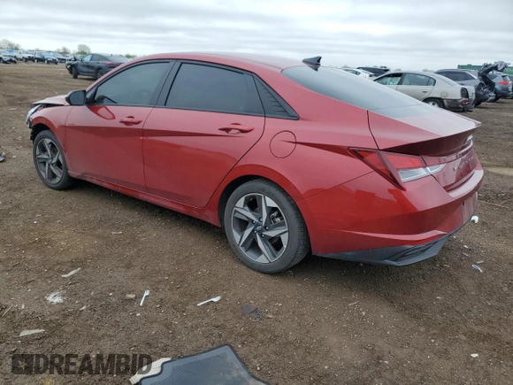 2023 Hyundai Elantra SEL with VIN KMHLS4AGXPU617964, listed as a Copart auction lot 55487845 with 32,060 mi miles and Salvage title. Bid and sale history available at DreamBid. Image 2.