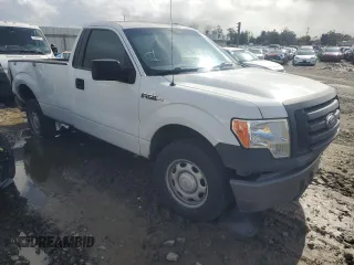 2011 Ford F-150 XL with VIN 1FTPF1CF0BKE10923, listed as a Copart auction lot 45753375 with 195,969 mi miles and Salvage title. Bid and sale history available at DreamBid. Image 4.