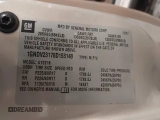 2008 Chevrolet Uplander LS with VIN 1GNDV23178D153148, listed as a IAAI auction lot 41836176 with 228,950 mi miles and . Bid and sale history available at DreamBid. Image 9.