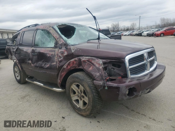 2005 Dodge Durango SLT z VIN 1D4HB48D65F539936, wystawiony jako Copart lot #49795885 z przebiegiem 262 712 mil mil oraz Szkoda całkowita • Salvage title. Historia ofert i sprzedaży dostępna na DreamBid. Obrazek 4.