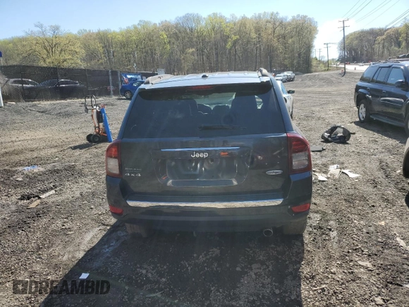 2016 Jeep Compass Latitude with VIN 1C4NJDEB3GD588421, listed as a Copart auction lot 51737975 with 100,390 mi miles and Salvage Title. Bid and sale history available at carsss.com. Image 6.
