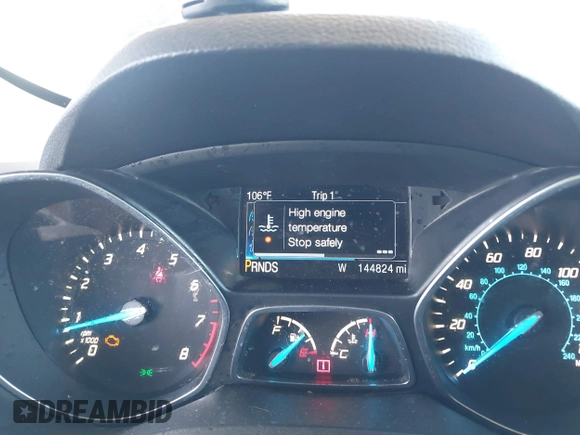 2014 Ford Escape SE z VIN 1FMCU9GX1EUA28135, wystawiony jako IAAI lot #42617623 z przebiegiem 144 824 mil mil oraz . Historia ofert i sprzedaży dostępna na DreamBid. Obrazek 7.