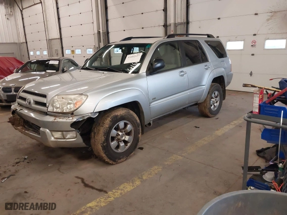 2004 Toyota 4Runner SR5 with VIN JTEZU14R348018845, listed as a IAAI auction lot 41601127 with 283,387 mi miles. Bid and sale history available at carsss.com. Image 17.
