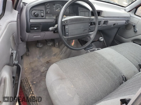 1995 Ford F-150 with VIN 1FTDF15Y3SLA16702, listed as a Copart auction lot 45914535 with 160,921 mi miles and Salvage Title. Bid and sale history available at carsss.com. Image 8.