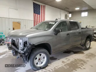 2021 Chevrolet Silverado 1500 LT Trail Boss with VIN 1GCPYFEL6MZ230298, listed as a Copart auction lot 48771285 with 76,370 mi miles and Salvage Title. Bid and sale history available at DreamBid. Image 1.