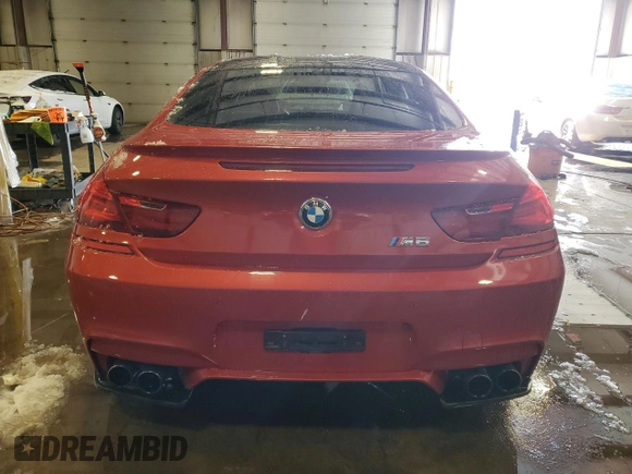 2013 BMW M6 with VIN WBSLX9C59DC968423, listed as a Copart auction lot 88493325 with 36,545 mi miles and Salvage title. Bid and sale history available at DreamBid. Image 6.