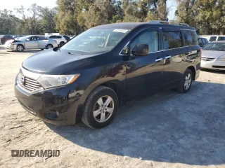 2013 Nissan Quest SV with VIN JN8AE2KPXD9071675, listed as a Copart auction lot 47184605 with 124,851 mi miles and Clean Title. Bid and sale history available at carsss.com. Image 1.