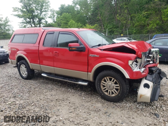 2009 Ford F-150 XL with VIN 1FTPX14V69FB28856, listed as a Copart auction lot 59173335 with 199,999 mi miles and Salvage title. Bid and sale history available at DreamBid. Image 4.