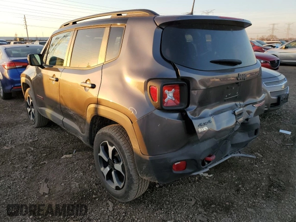 2020 Jeep Renegade Trailhawk z VIN ZACNJBC11LPL31734, wystawiony jako Copart lot #67202952 z przebiegiem 12 368 mil mil oraz Nie do naprawy • Non repairable. Historia ofert i sprzedaży dostępna na DreamBid. Obrazek 2.