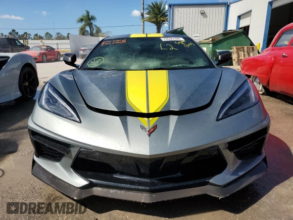 2022 Chevrolet Corvette 3LT with VIN 1G1YC3D41N5108574, listed as a Copart auction lot 74535184 with 4,371 mi miles and Non Repairable. Bid and sale history available at carsss.com. Image 5.