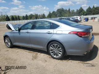 2015 Hyundai Genesis 3.8L z VIN KMHGN4JEXFU087288, wystawiony jako Copart lot #55615035 z przebiegiem 90 162 mil mil oraz Szkoda całkowita • Salvage title. Historia ofert i sprzedaży dostępna na DreamBid. Obrazek 2.