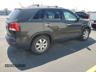 2013 Kia Sorento LX with VIN 5XYKT3A61DG334963, listed as a Copart auction lot 60152345 with 176,500 mi miles and Salvage title. Bid and sale history available at DreamBid. Image 3.