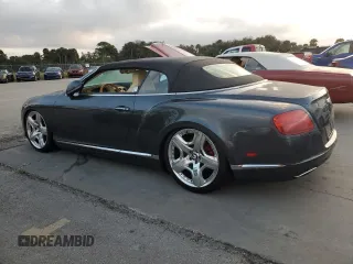 2013 Bentley Continental GT with VIN SCBGR3ZA6DC080610, listed as a Copart auction lot 74080524 with Not Provided miles and Salvage Title. Bid and sale history available at DreamBid. Image 2.