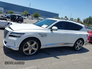 2023 Genesis GV80 with VIN KMUHBDSB8PU102875, listed as a IAAI auction lot 42370874 with 30,318 mi miles and . Bid and sale history available at DreamBid. Image 14.
