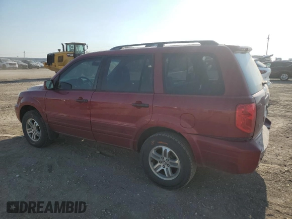 2003 Honda Pilot EX z VIN 2HKYF18683H606007, wystawiony jako Copart lot #56122395 z przebiegiem 200 269 mil mil oraz Szkoda całkowita • Salvage title. Historia ofert i sprzedaży dostępna na DreamBid. Obrazek 2.
