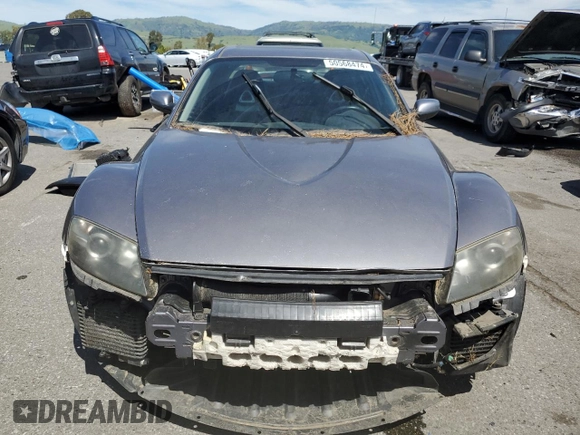 2004 Mazda RX-8 with VIN JM1FE173840137176, listed as a Copart auction lot 50568474 with 53,487 mi miles and Salvage Title. Bid and sale history available at carsss.com. Image 5.