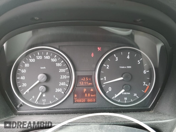 2006 BMW 3 Series 325i with VIN WBAVB13546KR66469, listed as a Copart auction lot 50187625 with 185,677 mi miles and Clean Title. Bid and sale history available at carsss.com. Image 9.