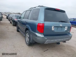 2005 Honda Pilot EX-L with RES with VIN 2HKYF18605H514327, listed as a IAAI auction lot 41563556 with 185,572 mi miles. Bid and sale history available at carsss.com. Image 3.