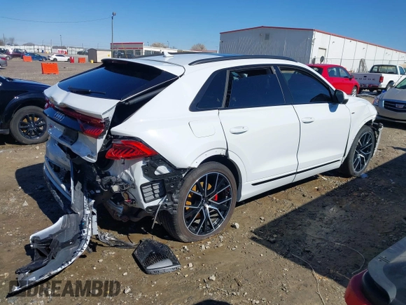 2019 Audi Q8 Prestige z VIN WA1FVAF12KD038238, wystawiony jako IAAI lot #41740092 z przebiegiem 55 699 mil mil oraz . Historia ofert i sprzedaży dostępna na DreamBid. Obrazek 6.
