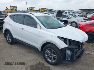 2017 Hyundai Santa Fe 2.4L z VIN 5NMZU3LB2HH010048, wystawiony jako IAAI lot #42120917 z przebiegiem 110 069 mil mil oraz . Historia ofert i sprzedaży dostępna na DreamBid. Obrazek 1.
